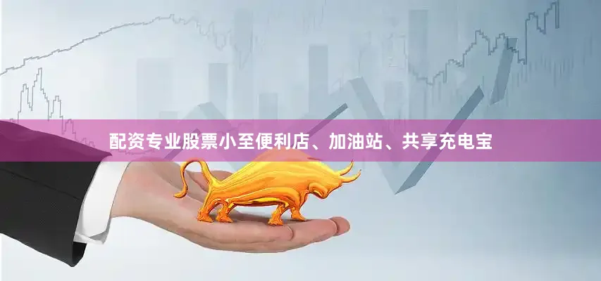 配资专业股票小至便利店、加油站、共享充电宝